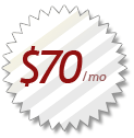 $70 / month