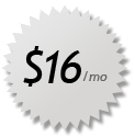 $16 / month